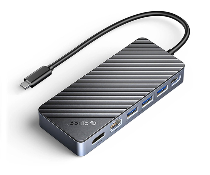 Akcesoria Orico OM28PR-G2 USB-C - M.2, USB-A 3.2, USB-C 3.2, USB-A 2.0, HDM ORICO-OM28PR-G2-BK-EP-HU